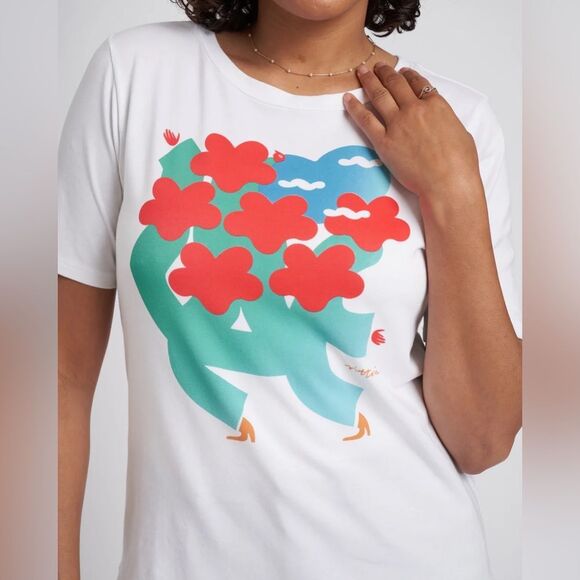 Universal Standard Ever Mothers Tee by Amber Vittoria Size 4XS (00-0) - Picture 5 of 10